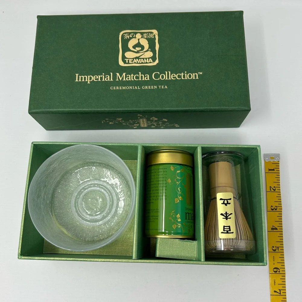 Teavana NIB Imperial Matcha Collection Ceremonial Green Tea Set-Bowl Whisk Tea - Picture 15 of 15